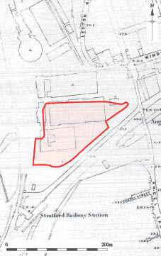 Figure 4. Environs of London map, 1848/49. 1:4,000 