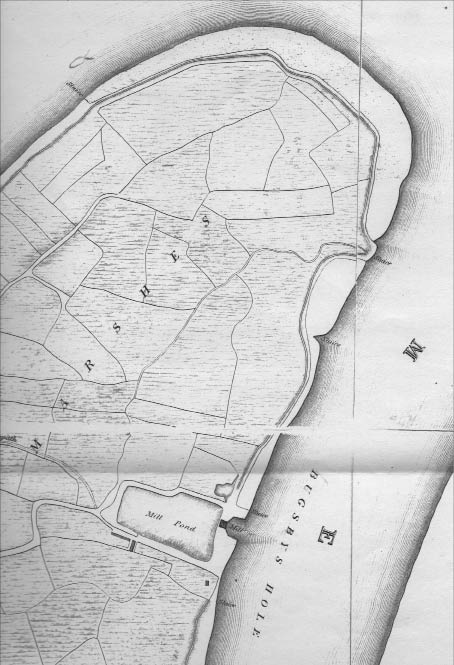 Figure 1. Plan of Parish of St Alphage Greenwich. Greenwich Heritage Centre
