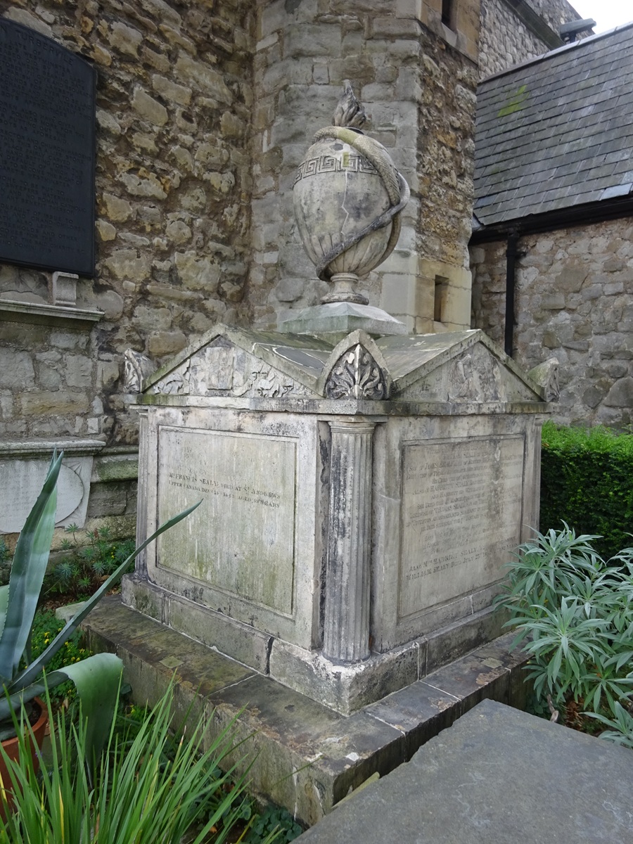 tombs of Coade Stone of the Sealys