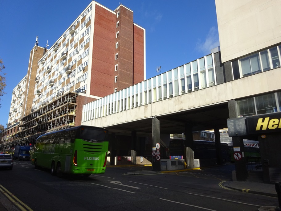 1960 extension to the coach station